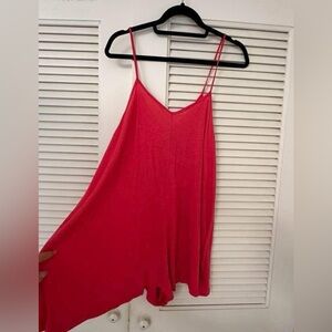 Free People Red Romper